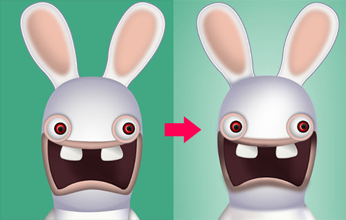 Dessiner un lapin crétin avec photoshop et illustrator