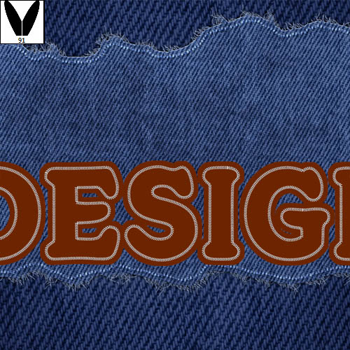 Un effet de Couture en Cuir sur une texture Jeans avec Photoshop