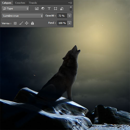 Tutoriel Le hurlement du loup avec Photoshop