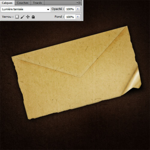 Créer une vieille enveloppe et un tampon de cire avec Photoshop 