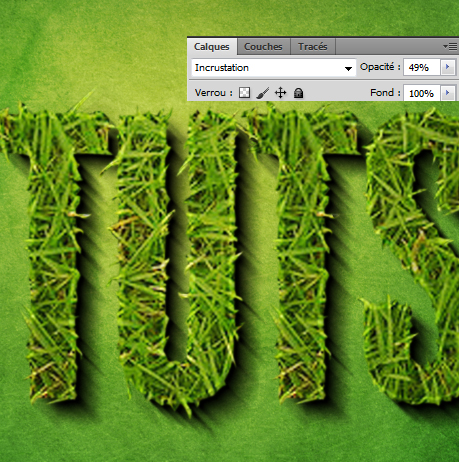 Créer un effet d’herbe spectaculaire sur texte 