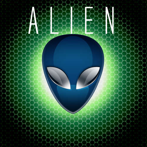 créer une affiche grunge avec le logo des aliens avec photoshop