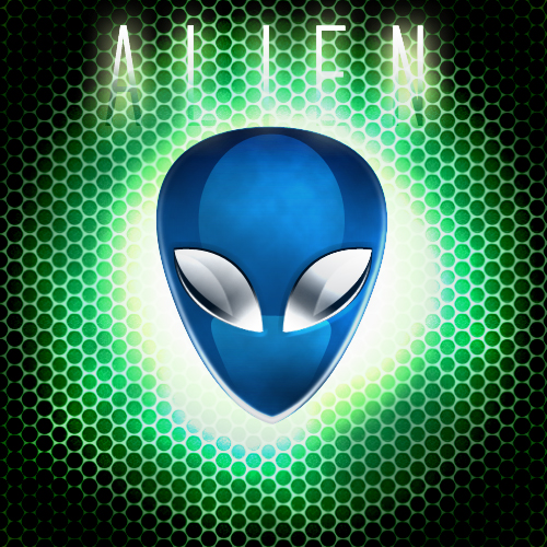 créer une affiche grunge avec le logo des aliens avec photoshop