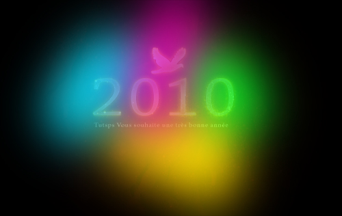 Créer Une Super Affiche Pour La Nouvelle Année 2010 