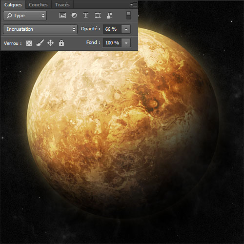 Cours Photoshop comment réaliser une planète avec photoshop cc