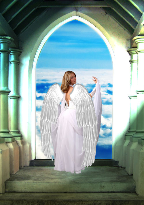 Tuto photoshop Une scène mystique avec un magnifique ange avec photoshop 