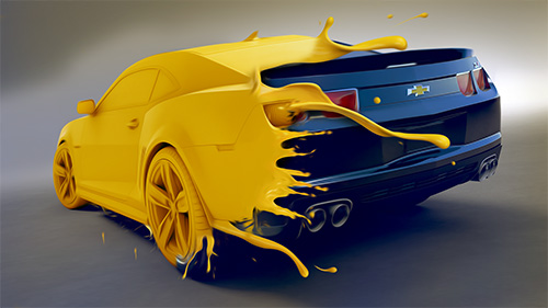 Ajouter une éclaboussure de peinture sur une voiture avec Photoshop - Tuto  Photoshop les meilleurs tutoriaux photoshop gratuit