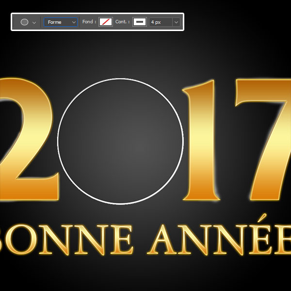 Créer une carte de vœux 2017 avec Photoshop