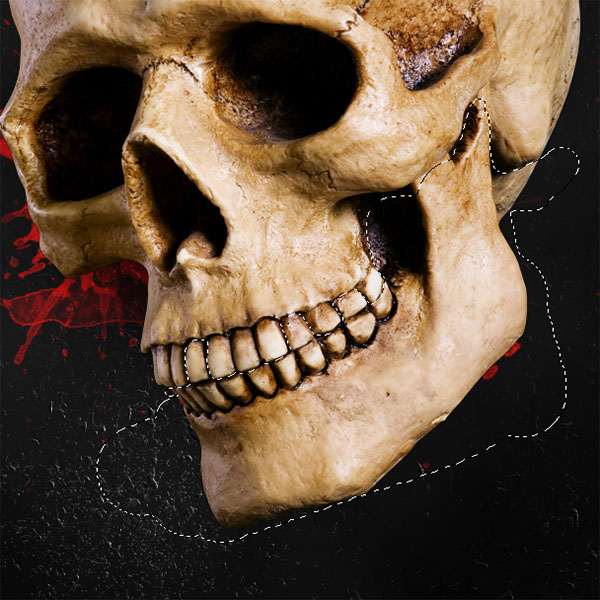Skull design avec Photoshop