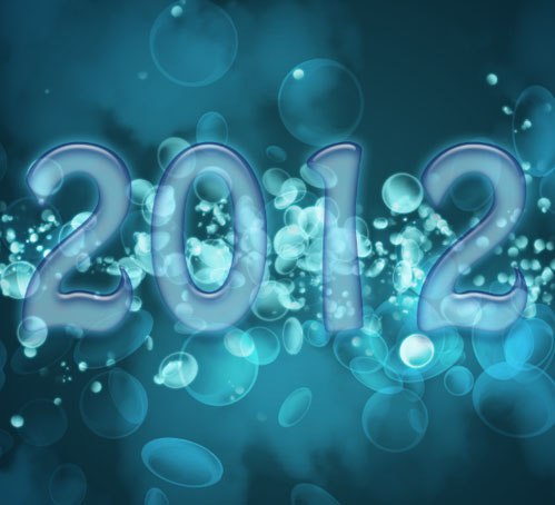 Créer une carte de vœux 2012 avec Photoshop